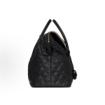 SAINT LAURENT YSL ES quilted vintage travel bag for women in black